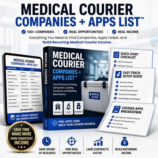 Medical Courier Companies + Apps List