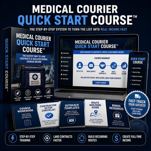 Medical Courier Quick-Start Course